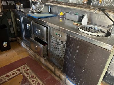 an image of a kitchen with a lot of counter space