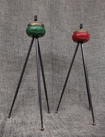 VINTAGE - Paire de cendriers OVNI, style Space Age. Modèle UFO, c...