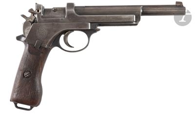 a close up of a gun on a white background with a white background