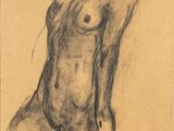 une image représentant un dessin d'une femme nue en noir et blanc