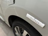 a close up of a car with a sticker on it