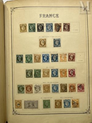a book with a bunch of stamps on it