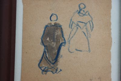 ADLER Jules (1865/1952) - "Femmes", technique mixte monogram…