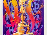 une image représentant une peinture d'une statuette des Oscars entourée d'éclaboussures de peinture