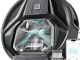 une image représentant un robot aspirateur auquel est raccordé un appareil électroménager