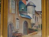 a picture of a painting hanging on a wall