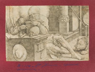 Lucas de Leyde (1494-1533) Saint Jérôme dans son étude.