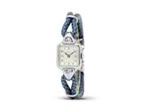 une photo d'une montre pour femme dotée d'un bracelet tressé