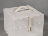 an image of a white box with a handle on top of it