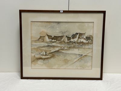 Alain GAUDIN (né en 1951) - Kervalet, Marais salants.