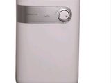a water heater that is on display on a white background
