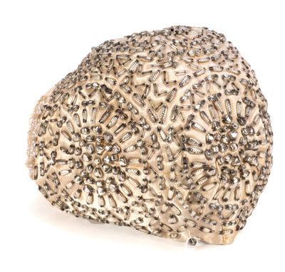 an image of a hedgehog made out of screws on a white background