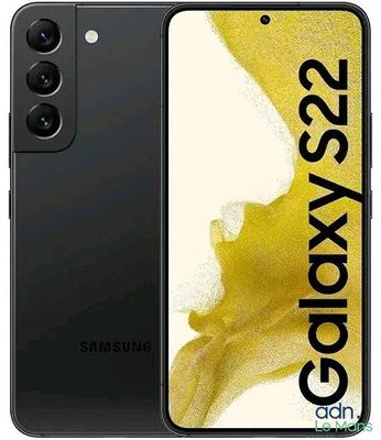 the samsung galaxy s35e is shown in black and gold