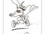 a black and white drawing of a baseball player running with a bat