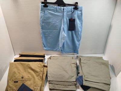 un présentoir de vêtements pour hommes exposé dans un magasin