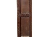 an image of a tall wooden cabinet on a white background