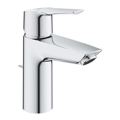 single lever basin faucet with pop spout