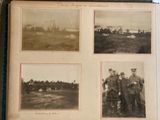 several old black and white photos of men in military uniforms
