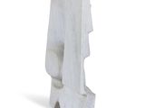 marble sculpture of a man on a white background with a white background