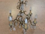 a chandelier that is sitting on a table