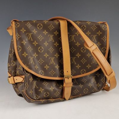 sac messager Louis Vuitton en toile Monogram