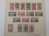 a picture of a poster with a lot of stamps on it