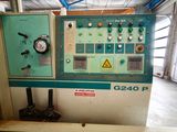 a machine that is sitting inside of a building