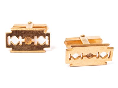 Paire de boutons de manchette "Peaky blinders"