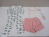 deux vêtements pour bébé posés sur une table
