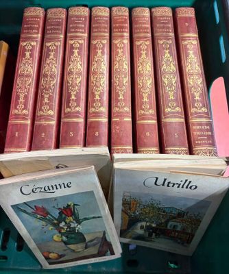 many books that are in a box together