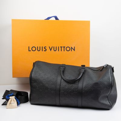 Louis VUITTON, " Keepall 50 Monogram Shadow "