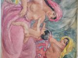 an image of a painting of a woman and a child