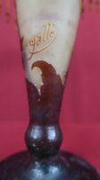 GALLE, pied de lampe en verre multicouches, base restaurée, … (photo 4)