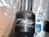 a close up of a bicycle handlebar with plastic wrap around it