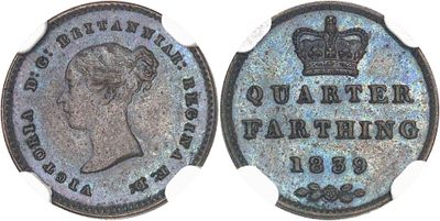 a close up of a coin with a crown on it