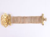 an antique gold bracelet with a clasp and a clasp clasp