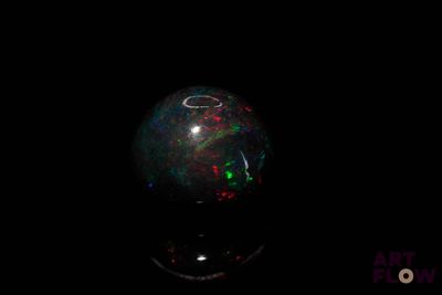 an image of a sphere with a black background