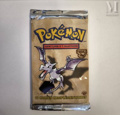 a close up of a bag of pokemon trading cards on a table