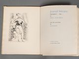 a book with a drawing of a man on it
