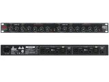 une photo représentant deux interfaces audio noires et blanches
