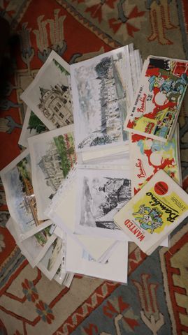 Lot de reproductions, impression et affiches publicitaires Bambin...