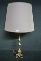 grand lampadaire en bronze - H : 1 mètre