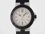 an image of a black and white watch on a white background