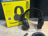 a close up of a box of headphones on a table
