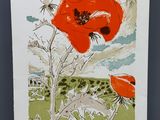 an image of a picture of a red flower on a white background