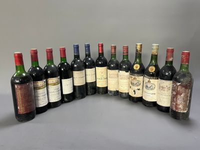 [Bordeaux]. LOT de vin comprenant :