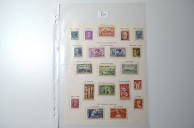 a picture of a wall with a lot of stamps on it