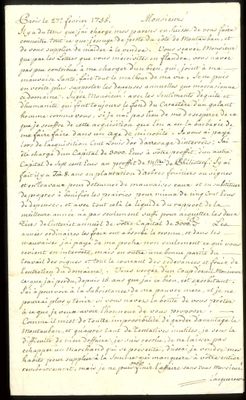 une photo en noir et blanc d'un document sur lequel figurent des inscriptions