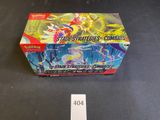 a box of card games on a table with a price tag