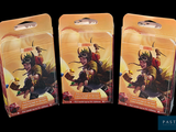 three packs of card games are shown on a black background